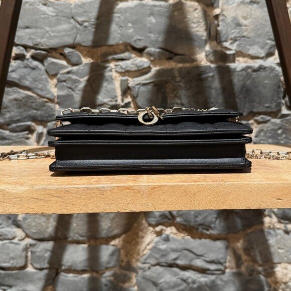 Dior My Dior Black Lambskin Cannage Mini Bag - Picture 9 of 16